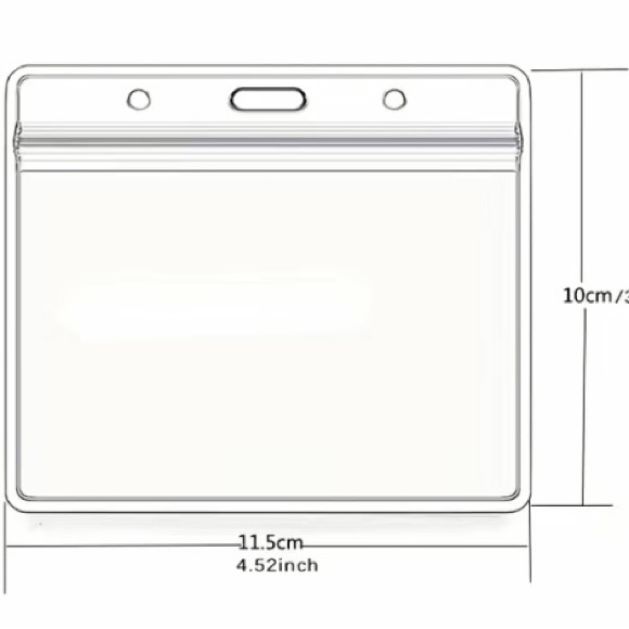 Badge Holder Keychains - Picture 2 of 2